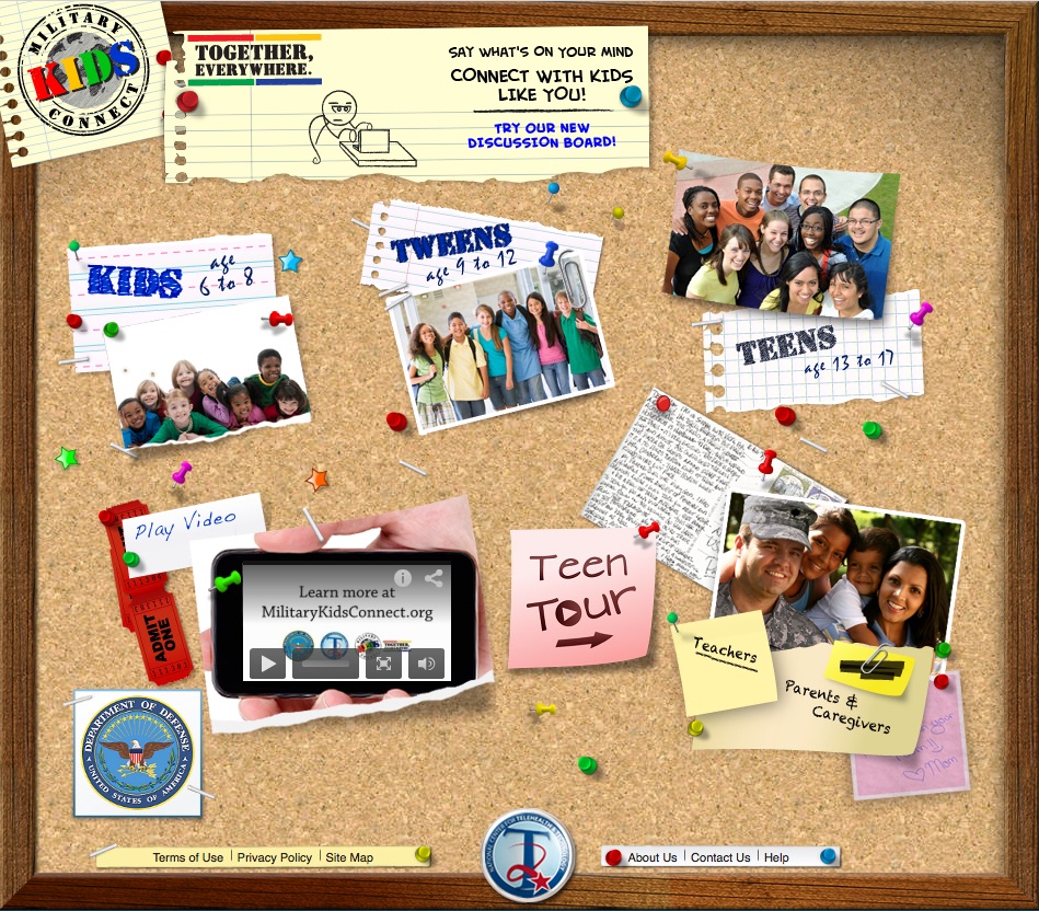 Military Kids Connect Bulletin Board